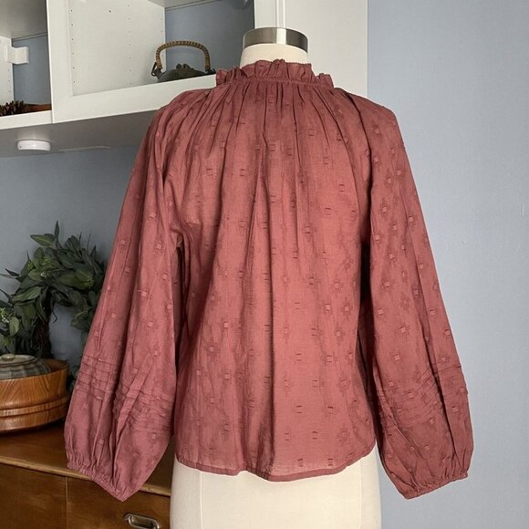 Anthropologie Cleobella Antonia Button down Blouse Romantic Cottagecore - Picture 6 of 10
